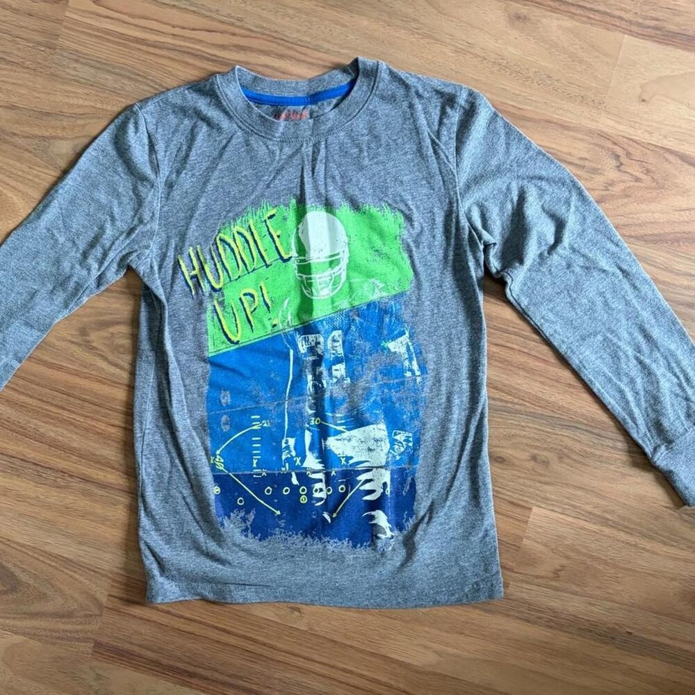 Cat & Jack Boys Huddle Up Football Tee M 8/10